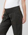 &#39;Off Duty&#39; Tencel Maternity Pants - Olive