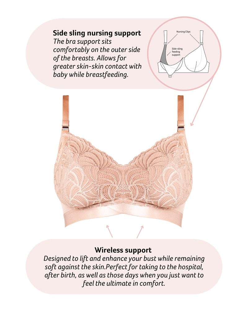 Warrior Soft Cup Nursing Bra - Bronze