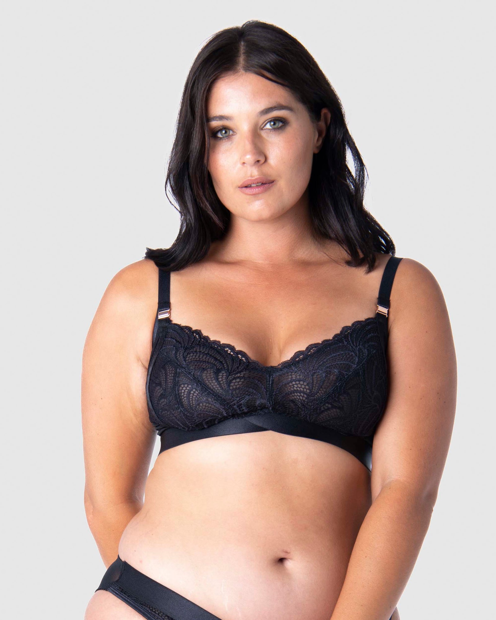 Hotmilk 'Warrior' Soft Cup Wirefree Nursing Bra - Black