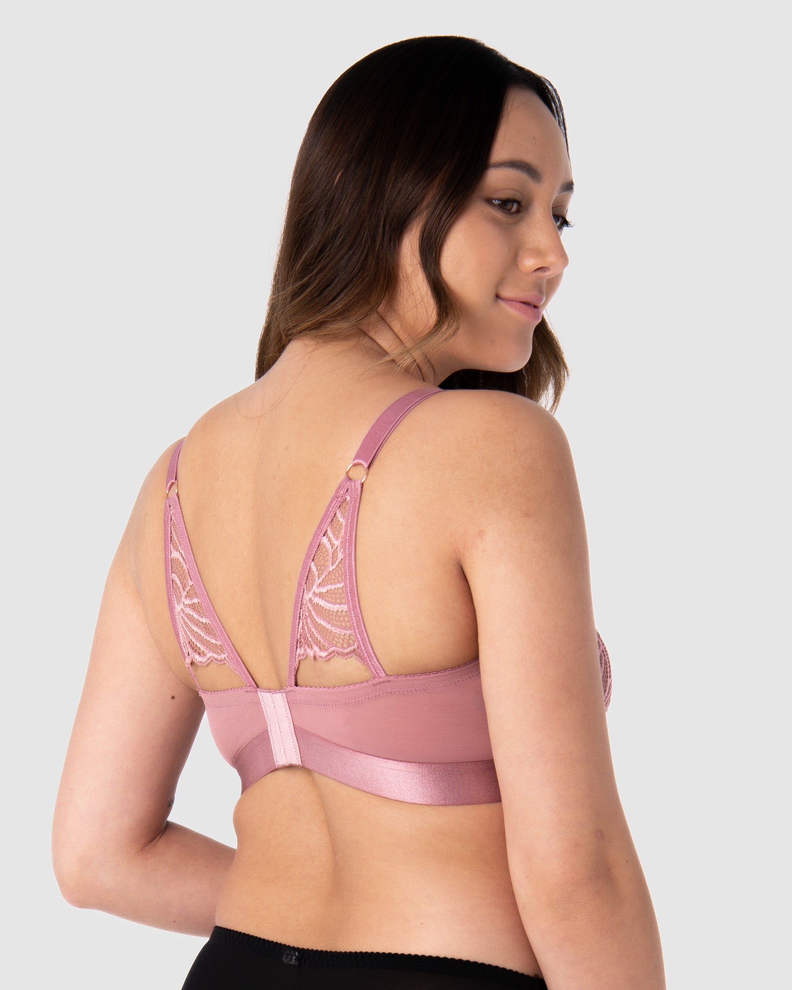 Hotmilk 'Warrior' Soft Cup Wirefree Nursing Bra - Antique Rose