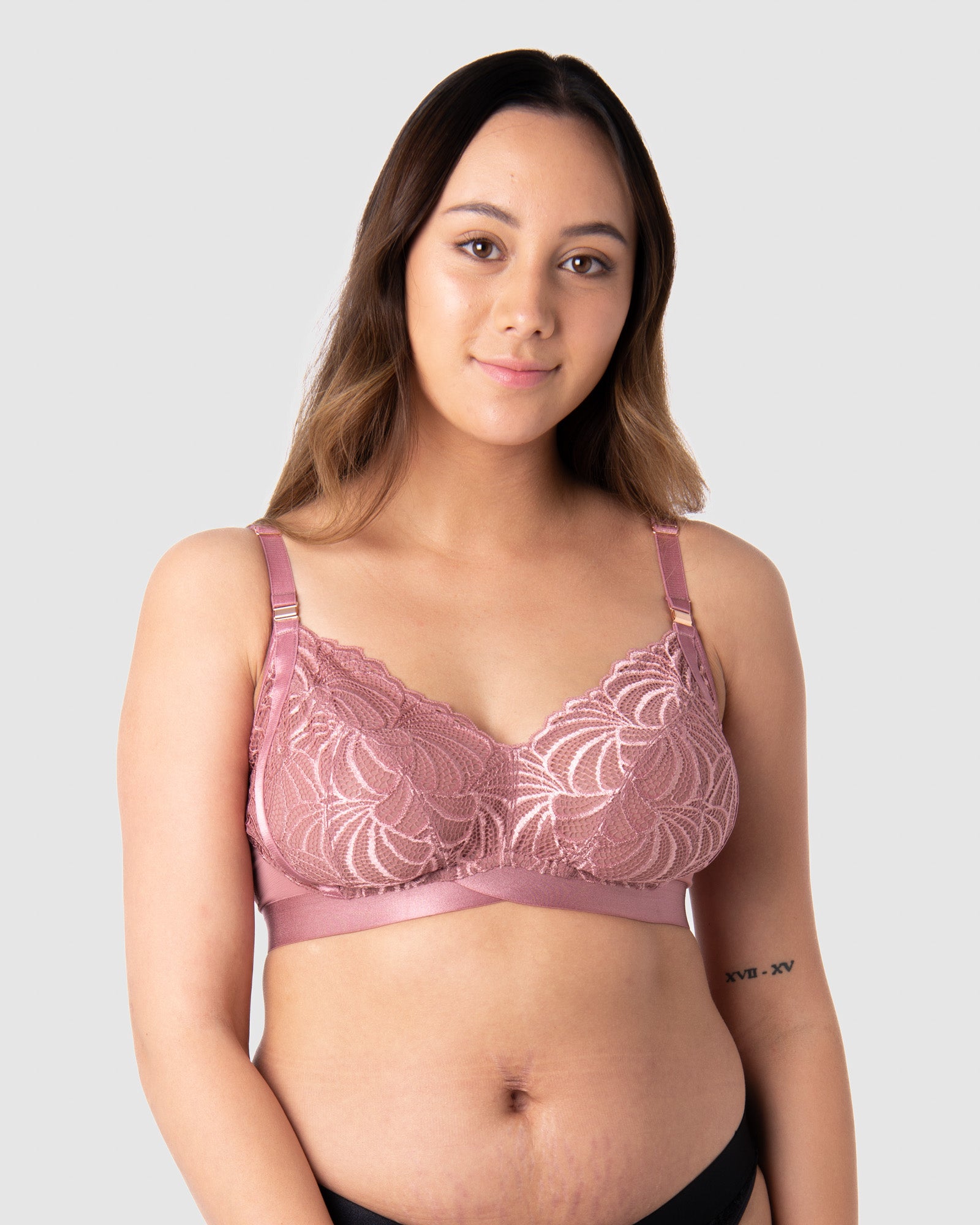 Hotmilk 'Warrior' Soft Cup Wirefree Nursing Bra - Antique Rose