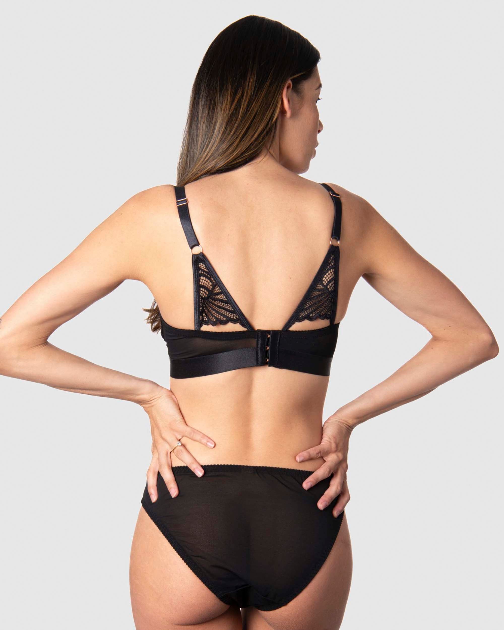 Hotmilk &#39;Warrior&#39; Soft Cup Wirefree Nursing Bra - Black