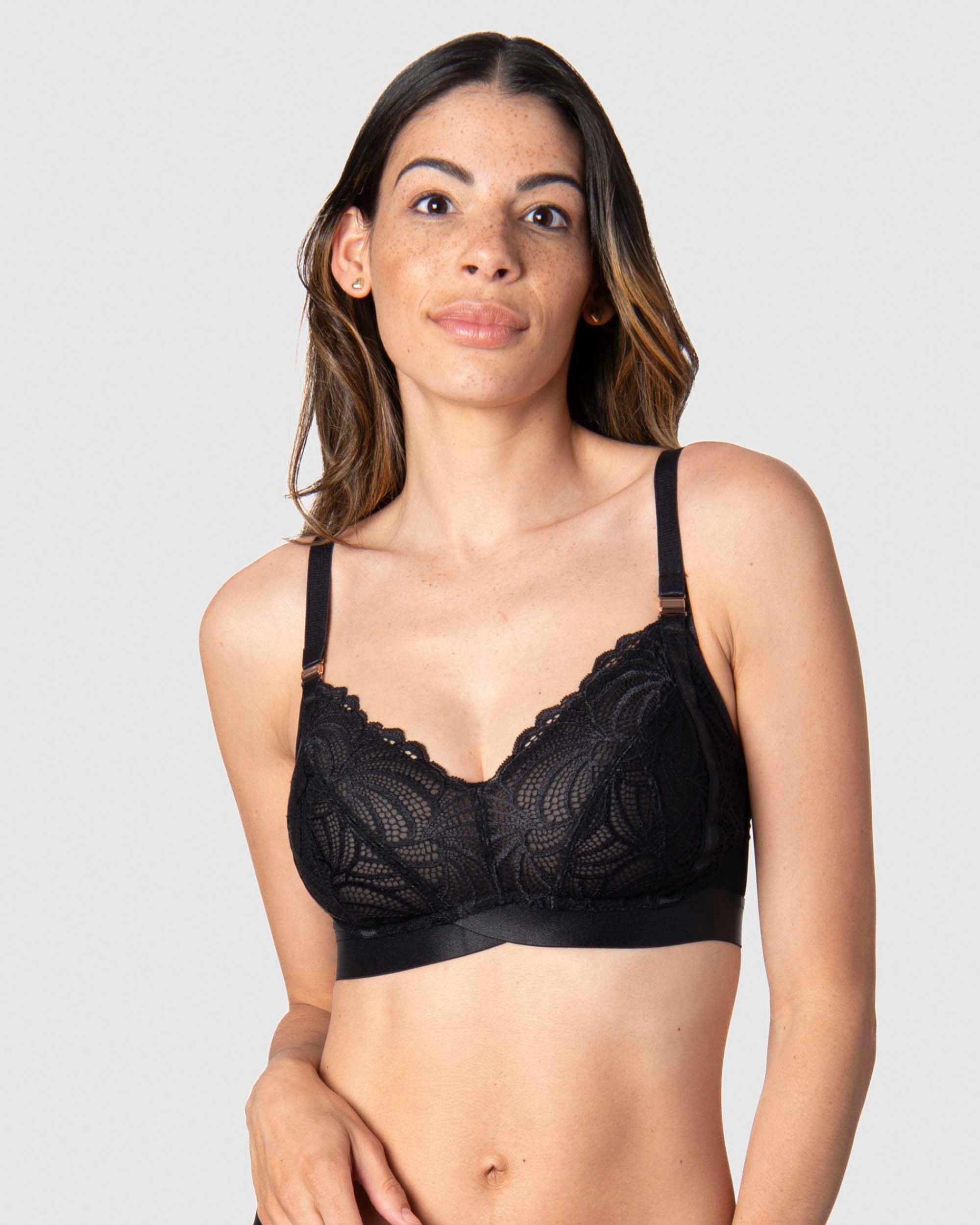 Hotmilk &#39;Warrior&#39; Soft Cup Wirefree Nursing Bra - Black