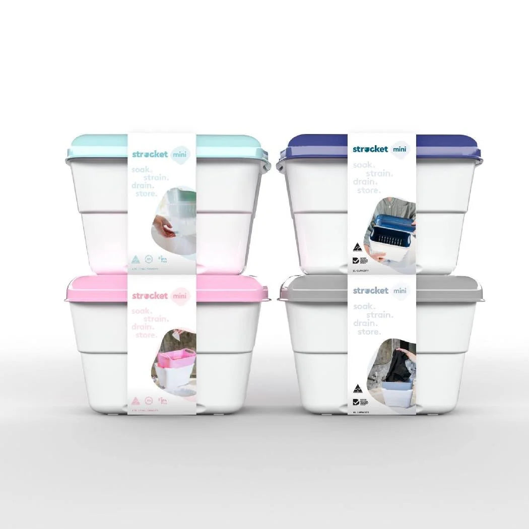 Strucket 4.5L Mini Strainer Bucket with Lid