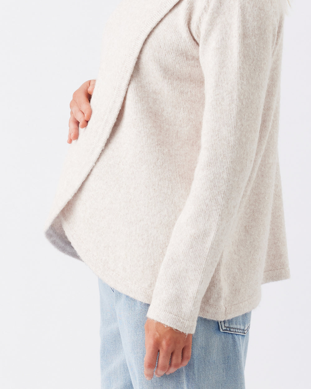 &#39;Addison&#39; Nursing Knit - Mink