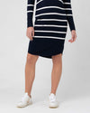 Ripe Maternity Valerie Up/Down Nursing Tunic in Navy / White