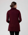 Ripe Maternity Cowl Neck Nursing Knit - Maroon