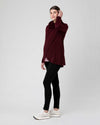 Ripe Maternity Cowl Neck Nursing Knit - Maroon