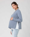 Ripe Maternity &#39;Morgan&#39; Side Split Nursing Knit - Petrol