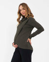 Ripe Maternity &#39;Cassie&#39; Crossover Nursing Knit - Khaki