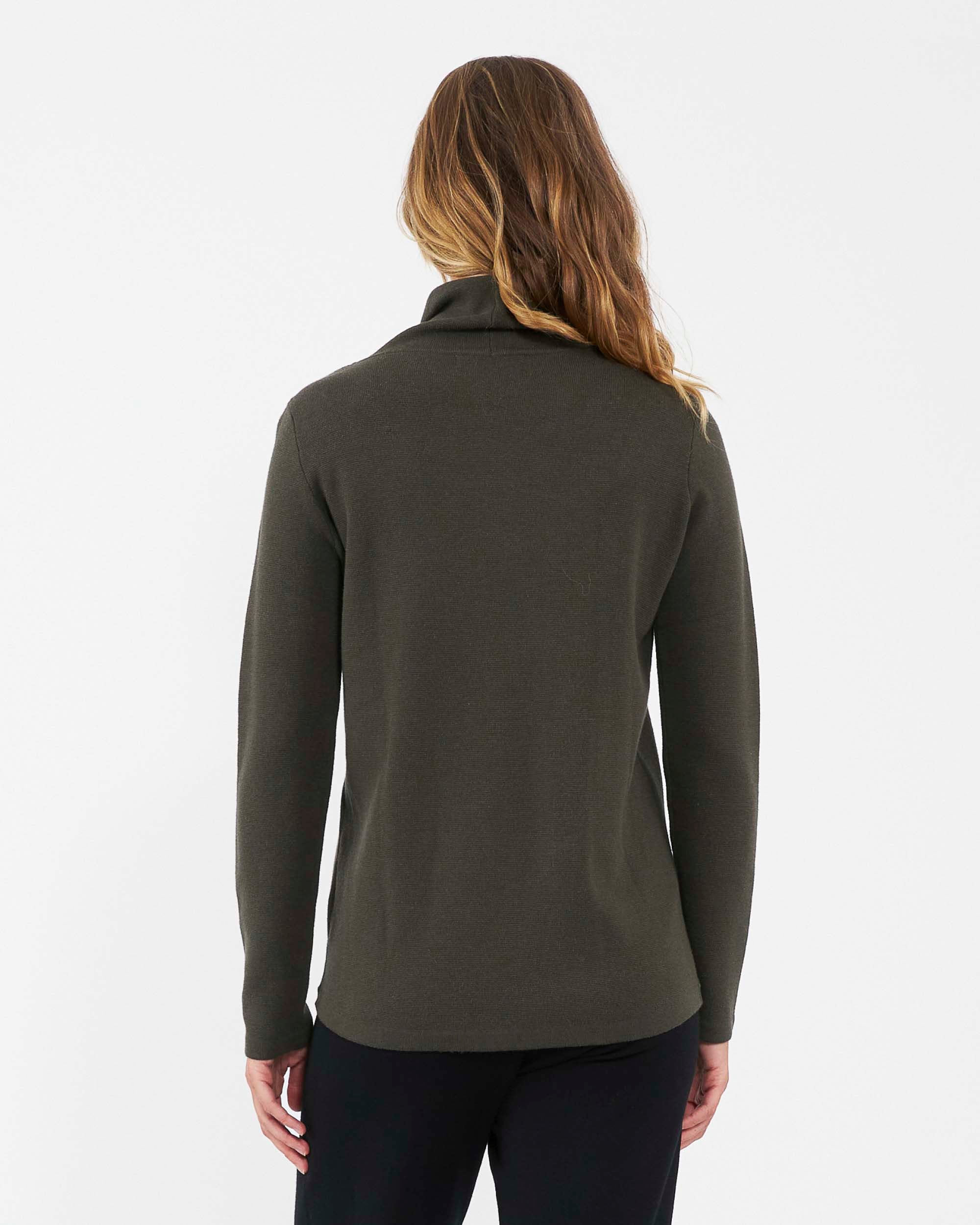 &#39;Cassie&#39; Crossover Nursing Knit - Khaki