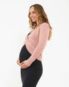 Ripe Maternity &#39;Nala&#39; Knot Front Knit - Dusty Pink