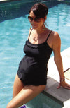 Ilant Maternity Swimwear Frill Tankini &amp; Brief set- Tango Red
