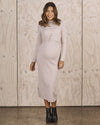 Angel Maternity &#39;Annabella&#39; Midi Knit Dress - Cream