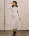 Angel Maternity &#39;Annabella&#39; Midi Knit Dress - Cream