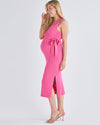 Angel Maternity &#39;Barbara&#39; Knit Midi Dress - Candy Pink