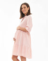 Ripe Maternity &#39;Adel&#39; Linen Dress - Soft Pink