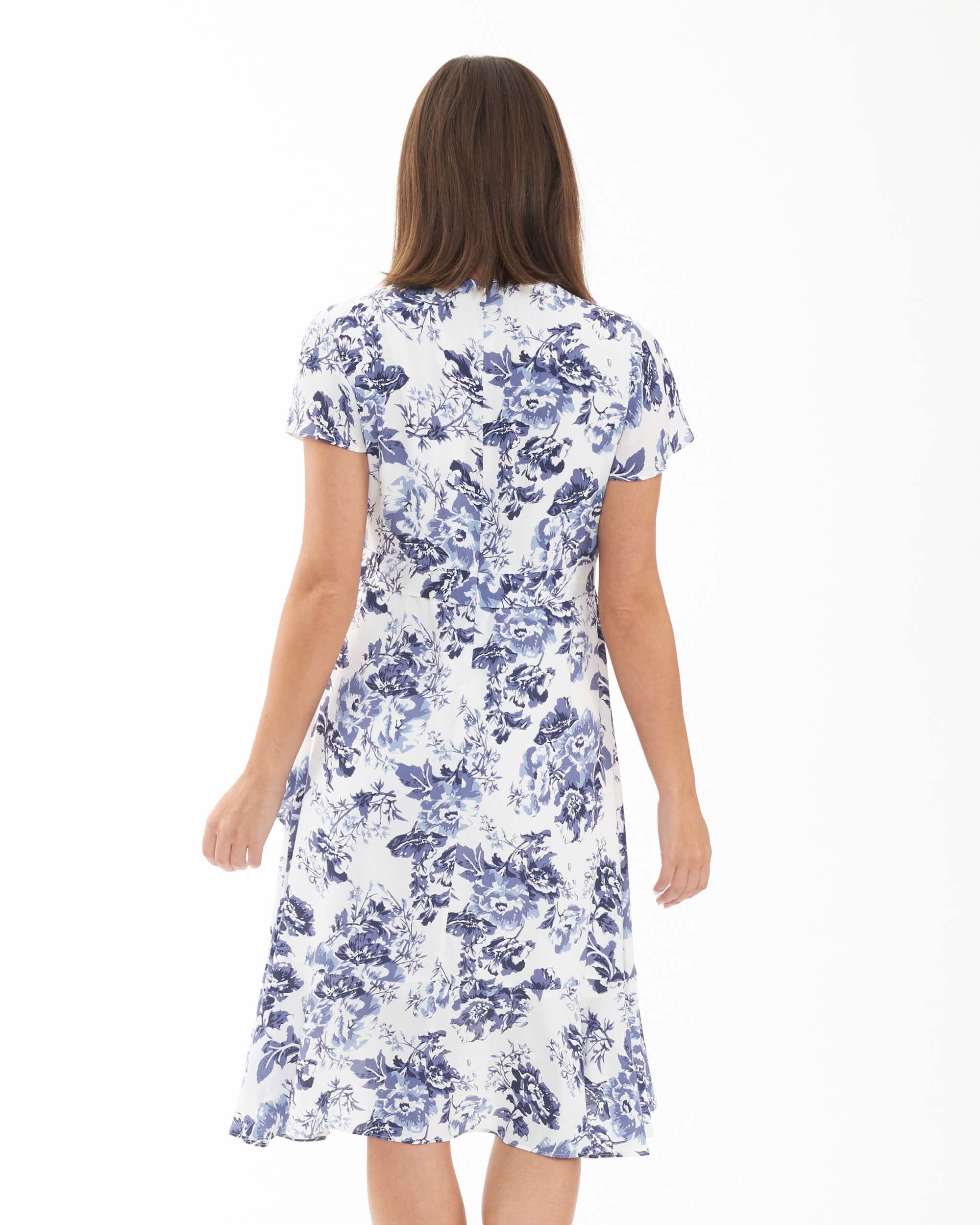 &#39;Georgia&#39; Tie-Front Maternity Dress