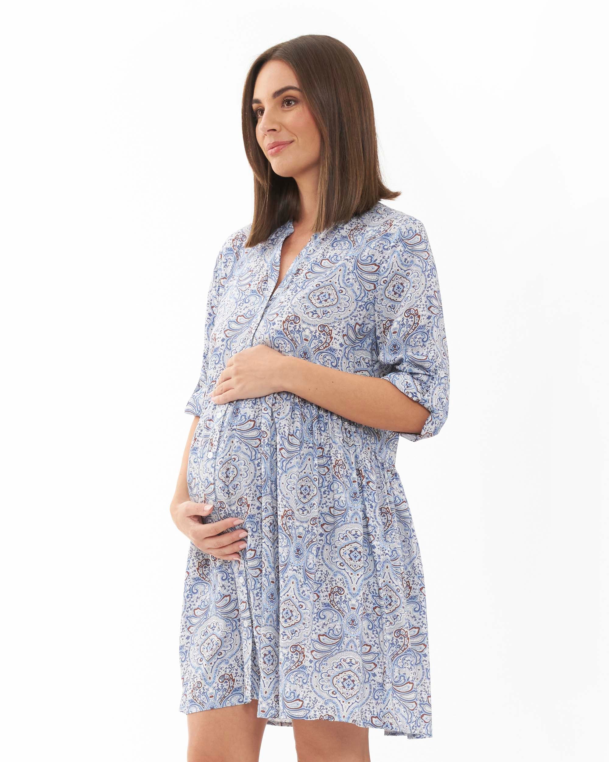 ‘Celest&#39; Maternity &amp; Nursing Dress
