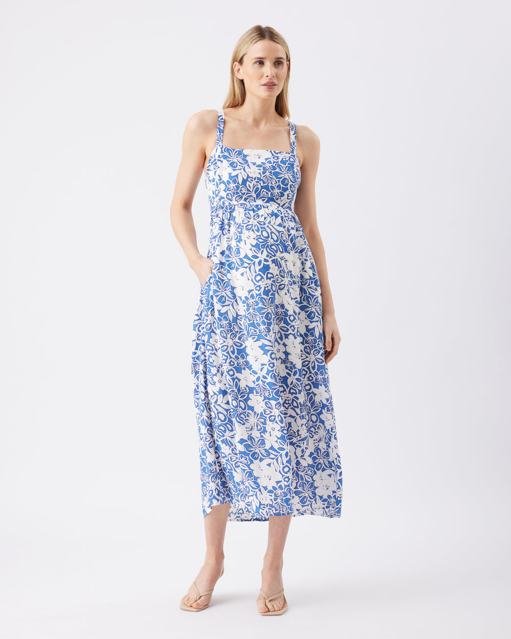'Nahla' Linen Maternity Dress