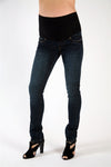 Szabo Maternity Skinny Jeans - Worn-in Denim