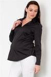 Szabo Maternity Classic Shirt - Black