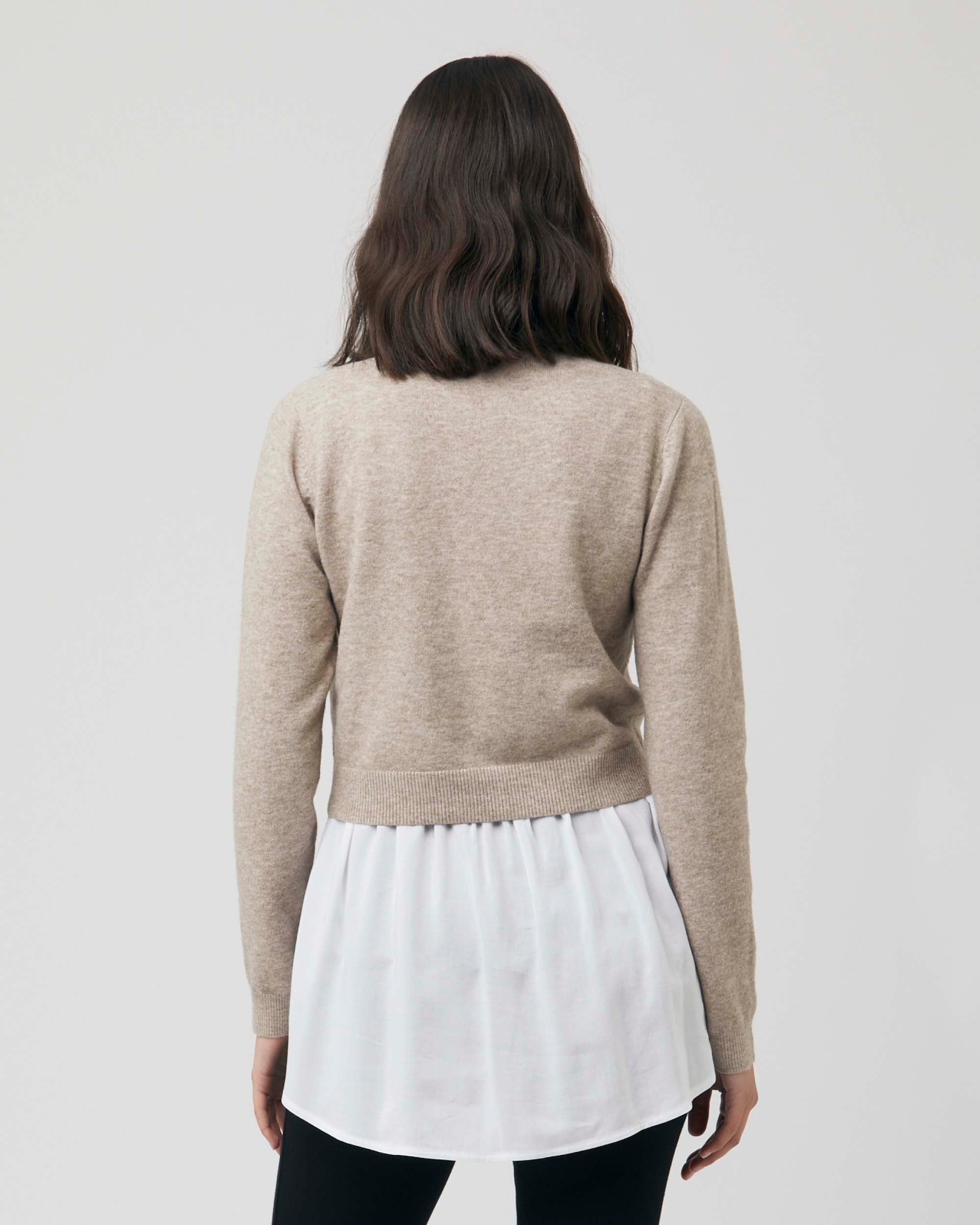 &#39;Sandy&#39; Nursing Knit - Latte