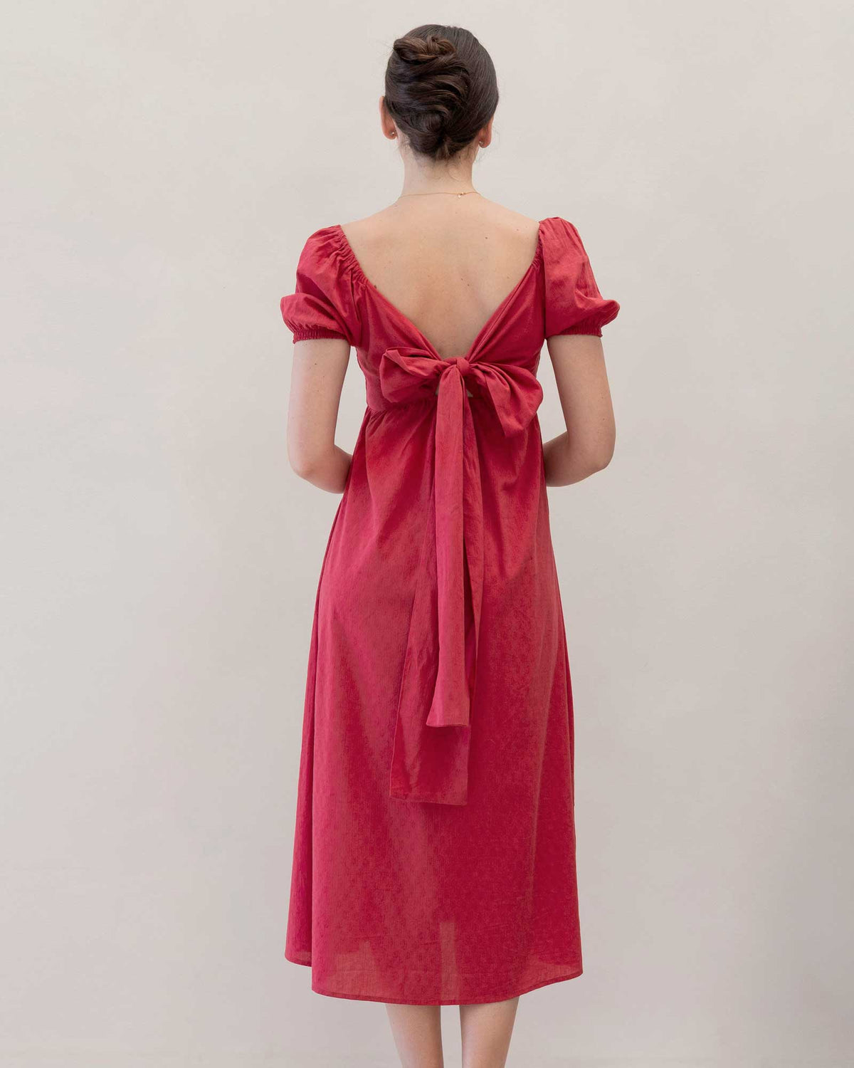 'Fabia' Red Reversible Dress