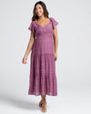 &#39;Lila&#39; Maternity Sundress - Plum