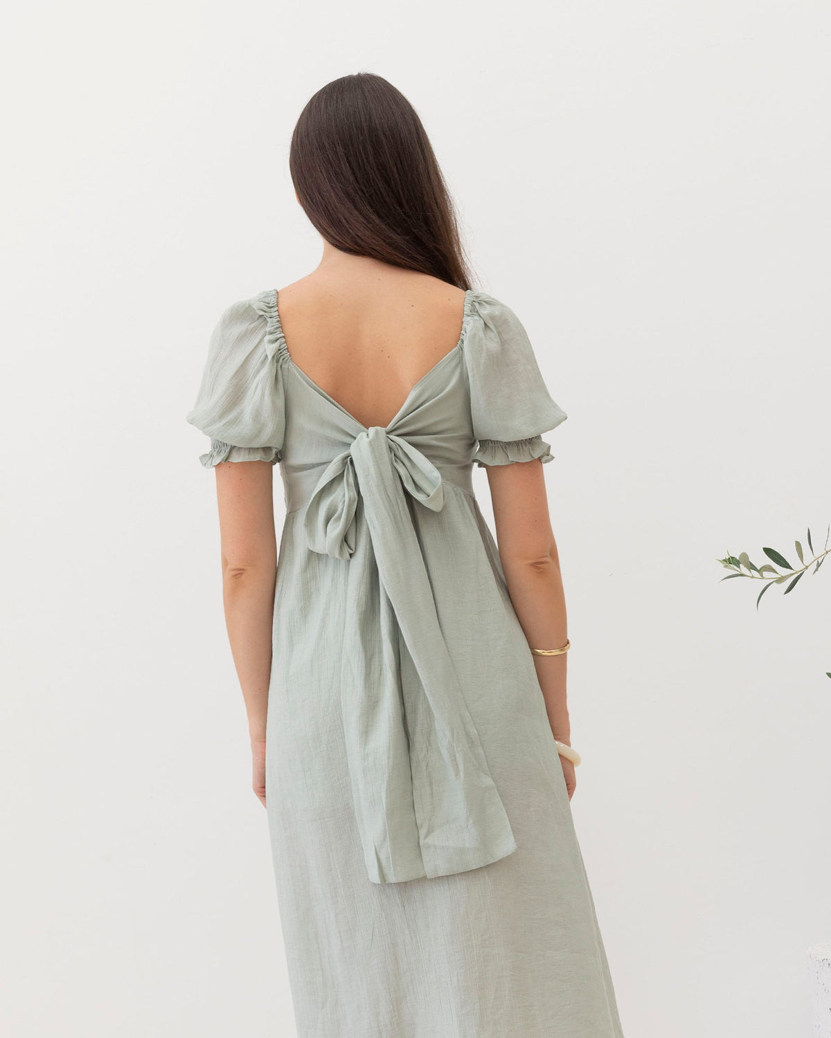 'Fabia' Green Reversible Dress