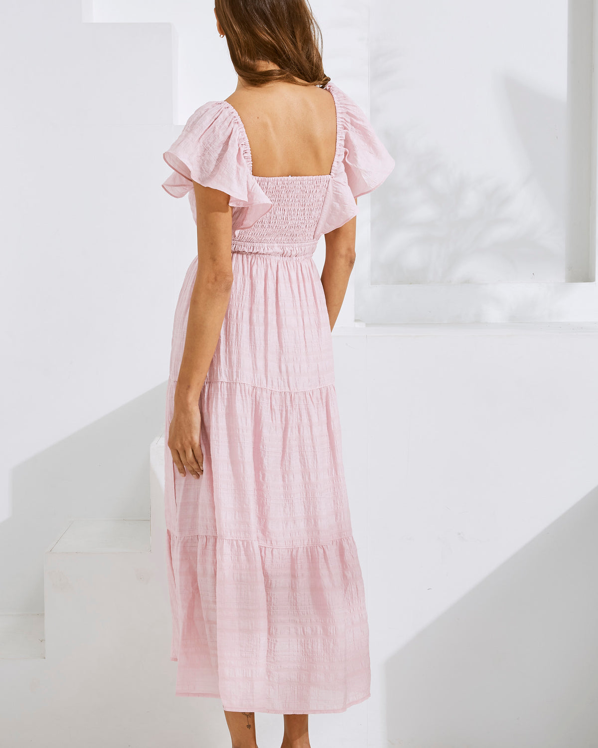 'Lila' Maternity Sundress - Pink