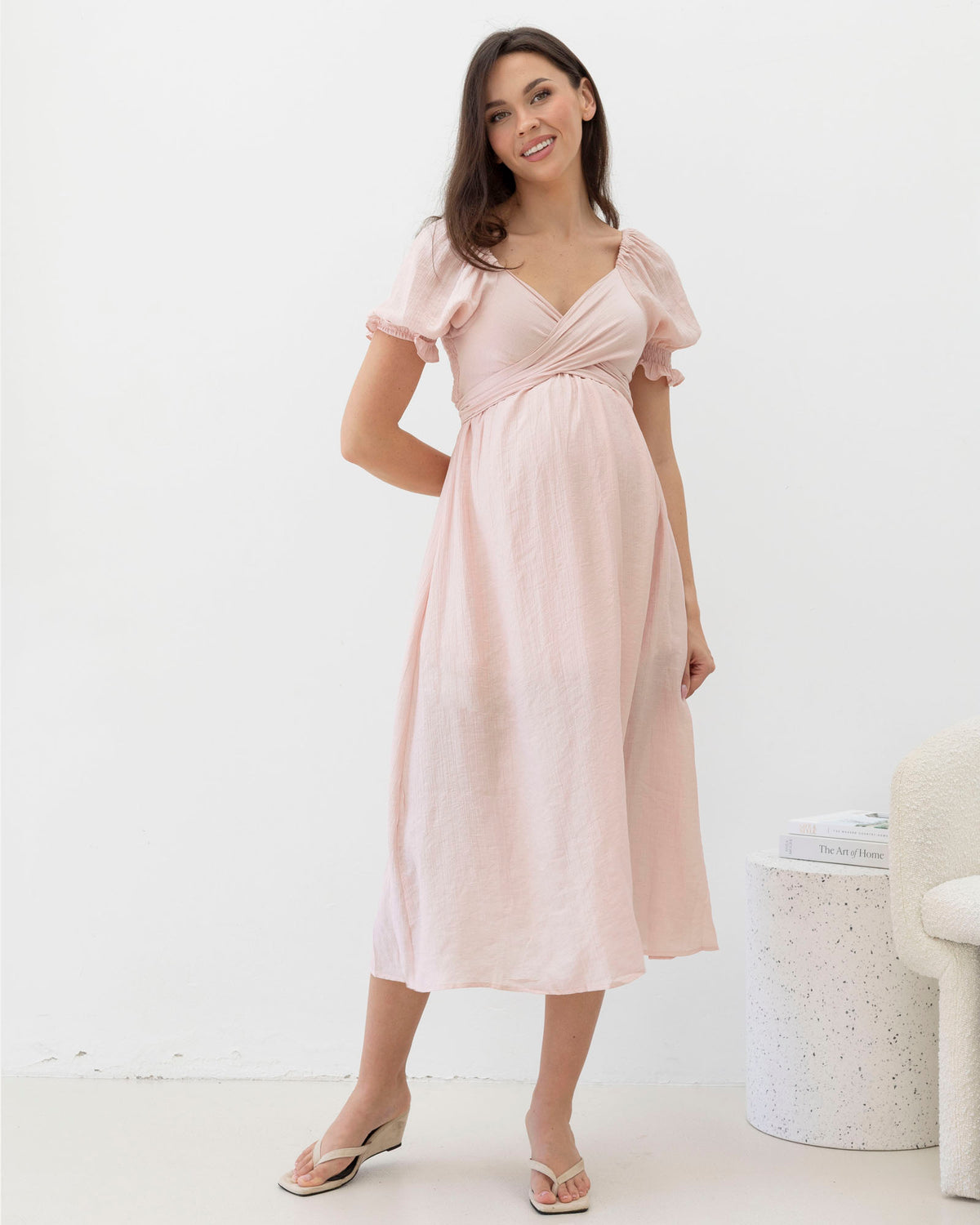 'Fabia' Pink Reversible Dress