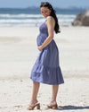 &#39;Lily&#39; Maternity Dress - Blue