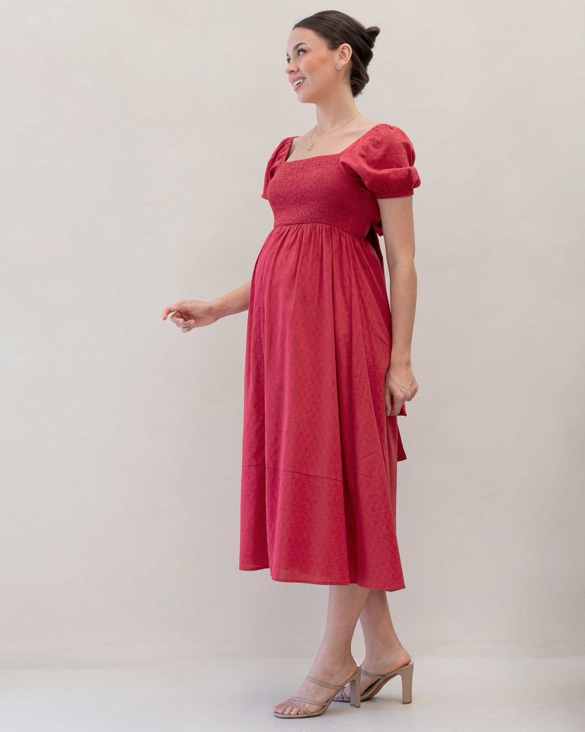 'Fabia' Red Reversible Dress