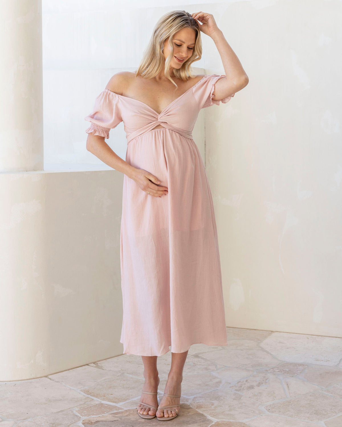 'Fabia' Pink Reversible Dress