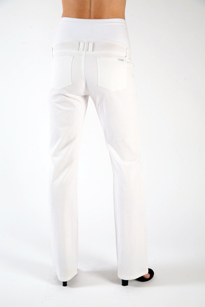 Szabo Maternity Drill Jeans - White
