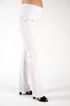 Szabo Maternity Drill Jeans - White