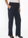 Angel Maternity Comfort-Fit Corporate Pants - Navy