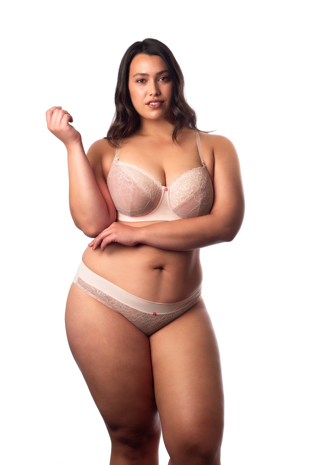 Hotmilk 'Temptation' Flexiwire Nursing Bra - Powder