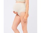 Maternity Seamless Brief - Black &amp; Natural