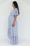 Maive &amp; Bo ‘The Wanderer’ - Blue Floral Chiffon