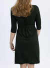 Angel Maternity Classic Wrap Feeding Dress - Khaki