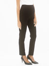 Black Zoe Straight-Leg Maternity Work Pants