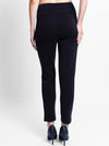 Angel Maternity Soft Ponti Relaxed Cut Pants - Black