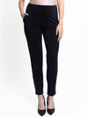 Angel Maternity Soft Ponti Relaxed Cut Pants - Black