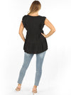 Angel Maternity &#39;Summer&#39; Nursing Top - Black