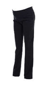 Ninth Moon Maternity Foldover Corporate Pants - Black
