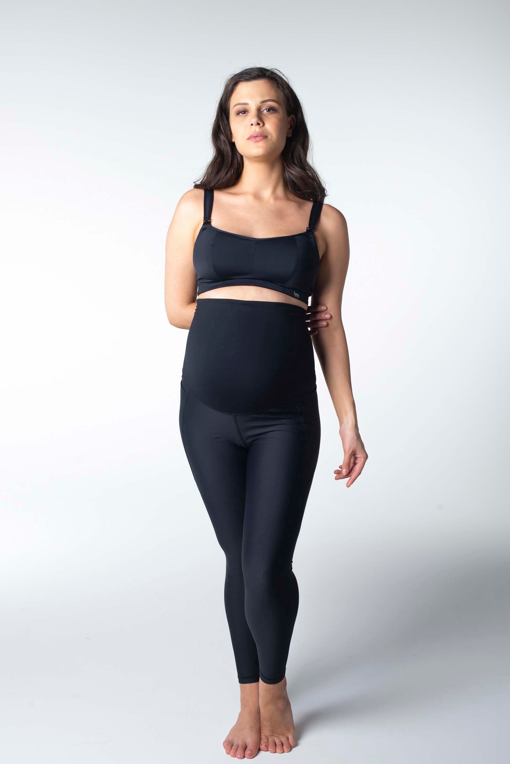 Hotmilk 'Focus' Maternity Sports Leggings - Black - Little