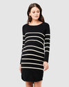 &#39;Valerie&#39; Up/Down Tunic Dress - Black / Ercu