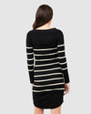 &#39;Valerie&#39; Up/Down Tunic Dress - Black / Ercu